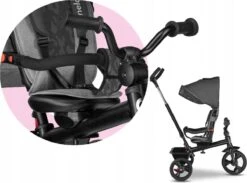 Merkloos Kinderwagen - 3 In 1 Kinderwagen - Duwfiets - Driewieler - Tot 25 Kg - Tot 36+ Maanden - Met Duwstang - Kinder Wagen - Kinder Driewieler - Buggy - Duwfiets -Babyproducten Promotie Winkel 1200x891 11