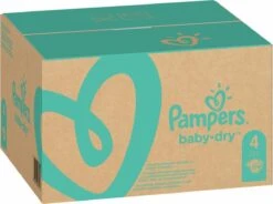 Pampers® Pampers Baby-Dry Luiers - Maat 4 (9-14 Kg) - 174 Stuks - Multi-Pack -Babyproducten Promotie Winkel 1200x894