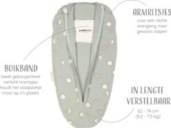 Puckababy Inbakerslaapzak Original Mini - 3-6 Maanden - Cotton - Eclipse Clay -Babyproducten Promotie Winkel 1200x895 3