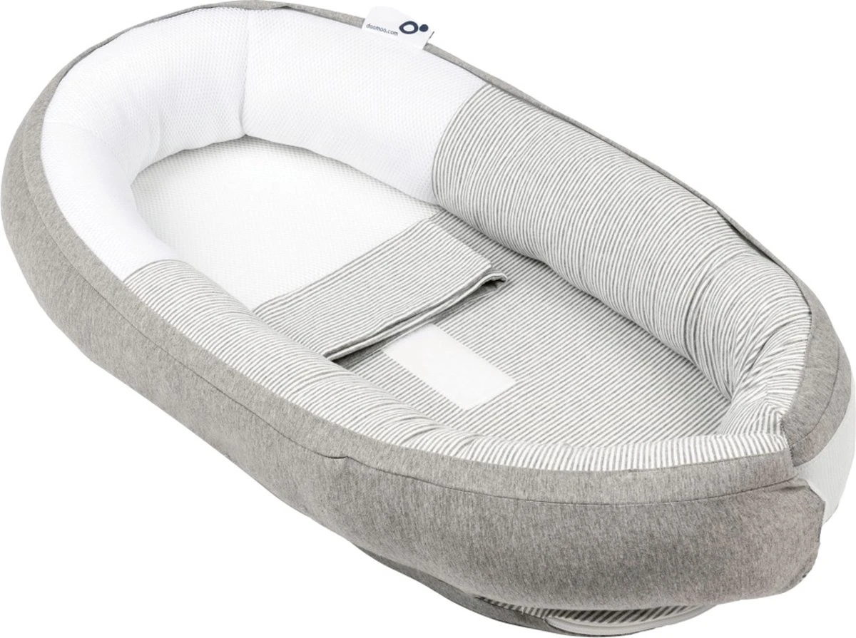 Doomoo Cocoon - Babynestje - Biologisch Katoen en 74 x 46 cm - Classic Grey Doomoo Cocoon - Babynestje - Biologisch Katoen En 74 X 46 Cm - Classic Grey -Babyproducten Promotie Winkel 1200x895 4