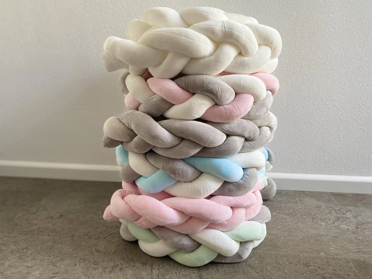 IL BAMBINI Gevlochten baby bed bumper Treccia - Bedomrander - Box omrander - Hoofdbeschermer - Boxrand - Bedbumper - Stootrand - Boxomrander - (3 meter) Wit IL BAMBINI Gevlochten Baby Bed Bumper Treccia - Bedomrander - Box Omrander - Hoofdbeschermer - Boxrand - Bedbumper - Stootrand - Boxomrander - (3 Meter) Wit -Babyproducten Promotie Winkel 1200x899 6