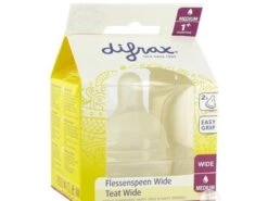 Difrax Flessenspeen Wide Voor Brede Babyflessen - Maat Medium - 2 Stuks -Babyproducten Promotie Winkel 1200x900 115