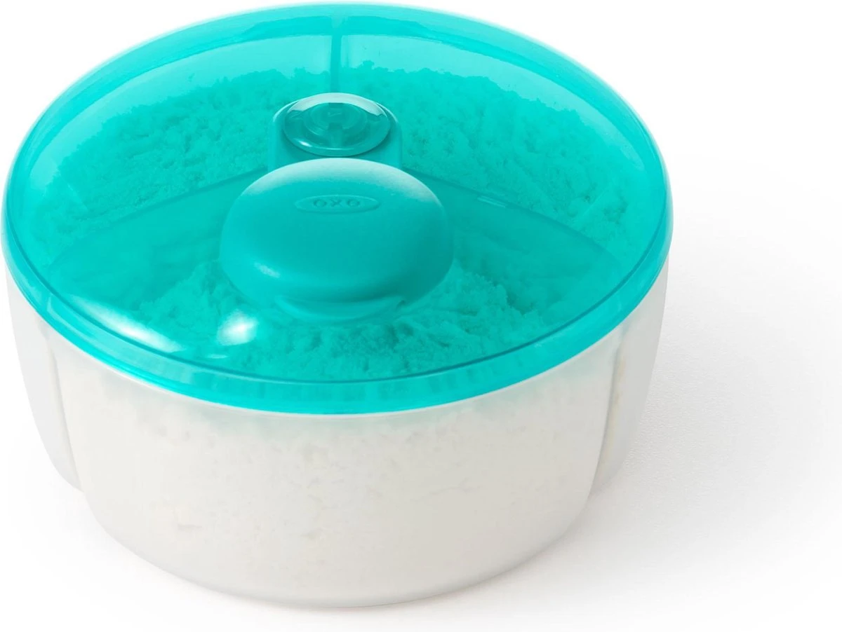 OXO Tot Melkpoeder Verdeeldoosje - Melkpoeder doseerdoosjes - Melkpoeder reisbox - Teal OXO Tot Melkpoeder Verdeeldoosje - Melkpoeder Doseerdoosjes - Melkpoeder Reisbox - Teal -Babyproducten Promotie Winkel 1200x902 1