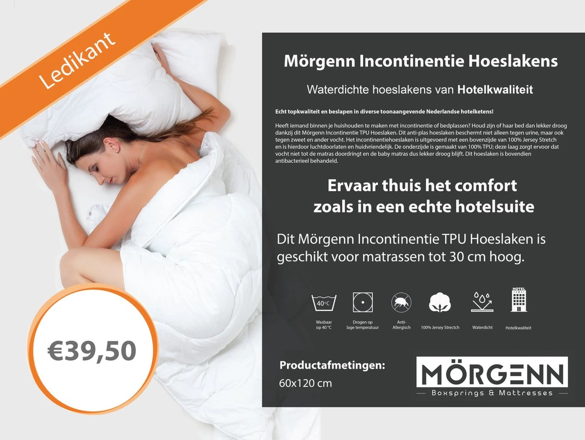 2x Mörgenn incontinentie hoeslaken - Matrasbeschermer voor kindermatras en peutermatras - Anti-plas onderlegger - Waterdicht hoeslaken - Anti-bacterieel - 60x120 - 2 stuks 2x Mörgenn Incontinentie Hoeslaken - Matrasbeschermer Voor Kindermatras En Peutermatras - Anti-plas Onderlegger - Waterdicht Hoeslaken - Anti-bacterieel - 60x120 - 2 Stuks -Babyproducten Promotie Winkel 1200x903 1