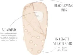 Puckababy Inbakerslaapzak Original Piep 0-3 Maanden - Eclipse Powder -Babyproducten Promotie Winkel 1200x907 11