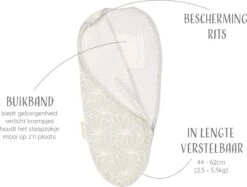 Puckababy Inbakerslaapzak Original Piep 0-3 Maanden -Seashell Stone -Babyproducten Promotie Winkel 1200x907 7
