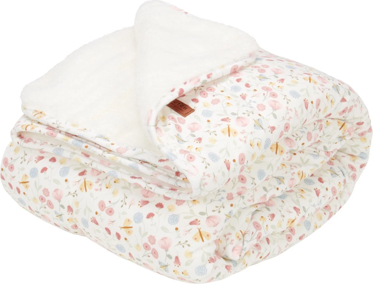Ledikantdeken Flowers & Butterflies Little Dutch Ledikantdeken Flowers & Butterflies -Babyproducten Promotie Winkel