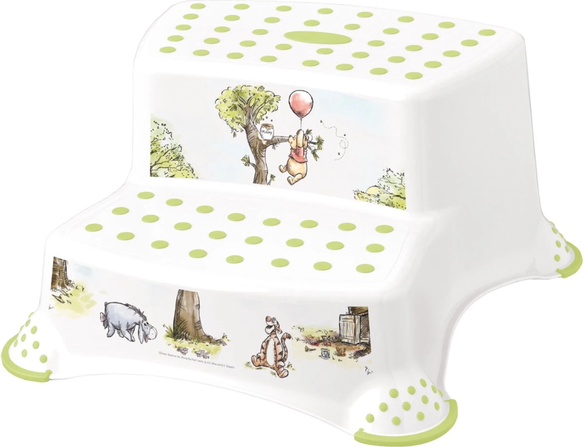 Keeeper Winnie De Poeh Wit 2 Treden Opstapje 10032 Keeeper Winnie De Poeh Wit 2 Treden Opstapje 10032 -Babyproducten Promotie Winkel