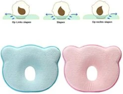 Baby IQ Orthopedisch Baby Hoofdkussen – Traagschuim – Tegen Plat Achterhoofd – Kraamcadeau –Roze – Incl Bandana Slabber -Babyproducten Promotie Winkel 1200x924