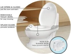Dr. Talbot's Nûby - Peuter Plaspotje My Real Potty - Peuterpotje Met Doorspoelgeluid – 18m+ -Babyproducten Promotie Winkel 1200x925 1