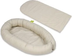 Babynest - Baby Nestje - 0-8 Maanden - 100% Katoen - 82x54cm - Beige Geruit -Babyproducten Promotie Winkel 1200x935 3