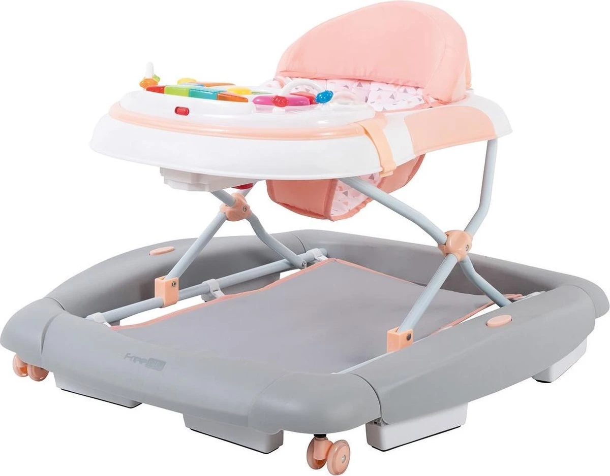 Loopstoel FreeOn Happy Piano Roze (incl. Schommelfunctie) Loopstoel FreeOn Happy Piano Roze (incl. Schommelfunctie) -Babyproducten Promotie Winkel 1200x938 2