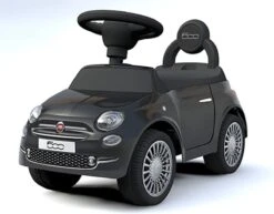 Loopauto Fiat 500 - Zwart - Met Claxon En Geluiden