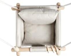 Baby / Kinder Schommel Voor Binnen Of Buiten! - Luxe Baby Swing Off-White - Schommelstoel Inclusief Zachte Kussens En Bevestigingsmaterialen -Babyproducten Promotie Winkel 1200x938 5