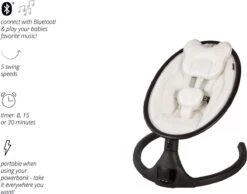 X Adventure Wipstoel Elektrisch Rocco / Schommelstoel Met Bluetoothfunctie & Afstandsbediening- Teddy Cream 3 X Adventure Wipstoel Elektrisch Rocco / Schommelstoel Met Bluetoothfunctie & Afstandsbediening- Teddy Cream -Babyproducten Promotie Winkel 1200x941 3