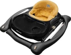 Deryan Luxe Loopstoel - Schommelfunctie - Inclusief Speelset En Dienblad - Zwart/Nougat -Babyproducten Promotie Winkel 1200x941 4