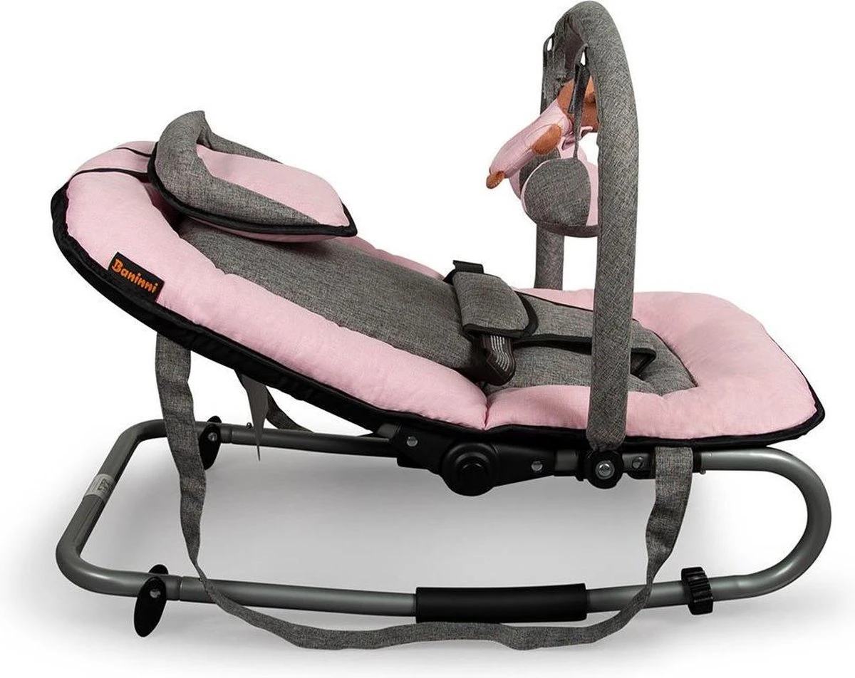 Baninni Wipstoel Admiro Roze-Grijs Baninni Wipstoel Admiro Roze-Grijs -Babyproducten Promotie Winkel 1200x952 3