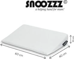 Snoozzz Reflux Kussen - Baby Hellend Kussen Voor Ledikant - Ventilerend - Met Wasbare Hoes - Wit -Babyproducten Promotie Winkel 1200x953 1
