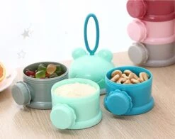 Melkpoeder Toren - Babyvoeding Bewaarbakjes - Melkpoeder Doseerdoosjes - Kraam Cadeau - BPA Vrij / GROEN -Babyproducten Promotie Winkel 1200x953 4