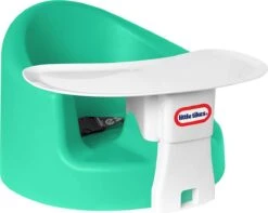 Little Tikes Babyzitje My First Seat - Vanaf 4 Maanden - Foam Vloerzitje Met Tafeltje - Teal/Groen
