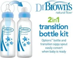 Dr. Brown's Sippy Spout Standaardfles - Transition Bottle - 2 Stuks -Babyproducten Promotie Winkel 1200x961 2