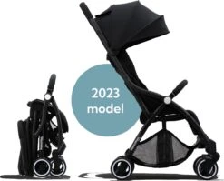 Hamilton By Yoop S1 Plus Buggy – Nieuw En Hoger 2023 Model – Premium Budget Stroller Met One Hand Folding Technologie – Zwart/Antraciet – Lichte, Verstelbare En Wendbare Kinderwagen Met Vele Gemakken