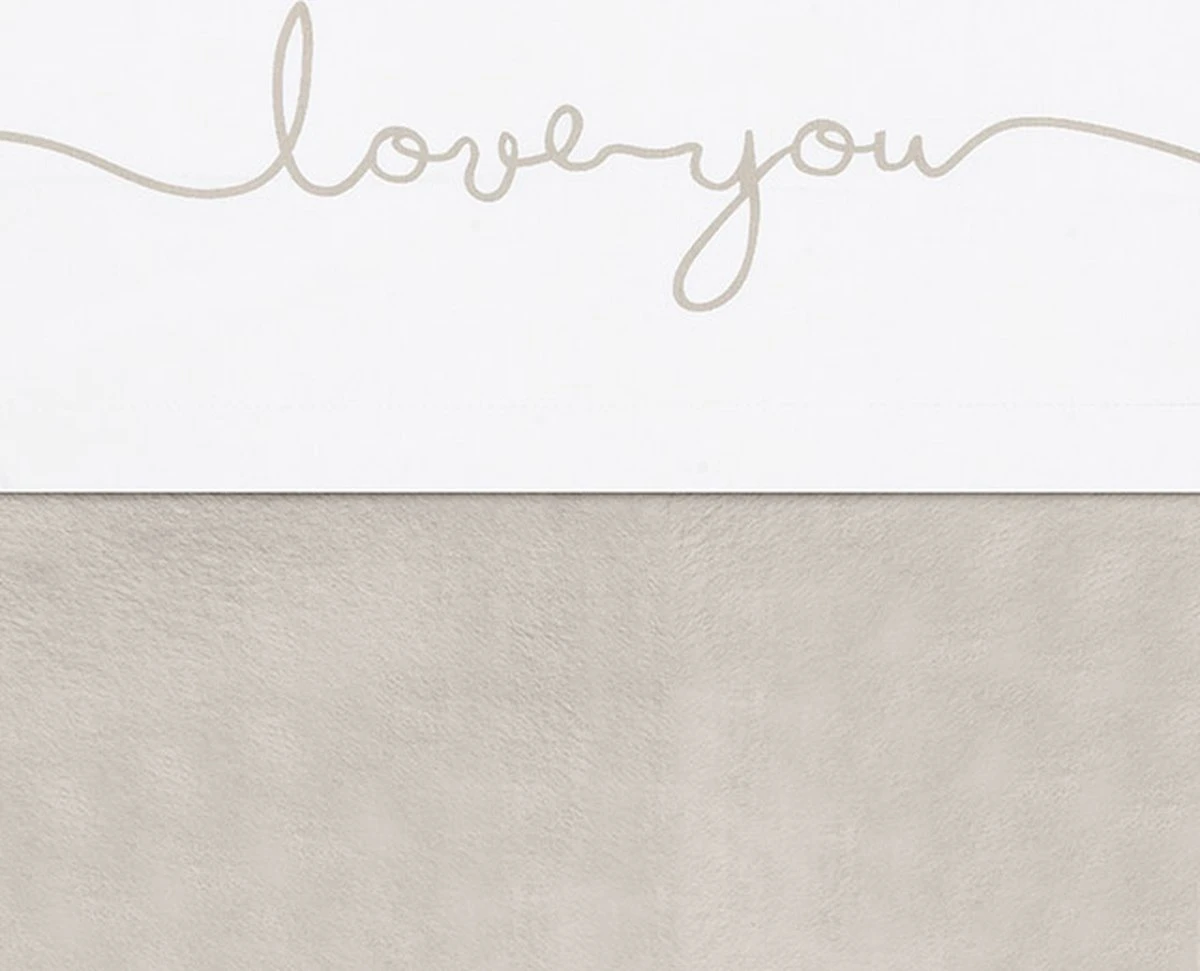 Jollein Baby Laken Wieg 75x100cm Love you - Nougat Jollein Baby Laken Wieg 75x100cm Love You - Nougat -Babyproducten Promotie Winkel 1200x971 3