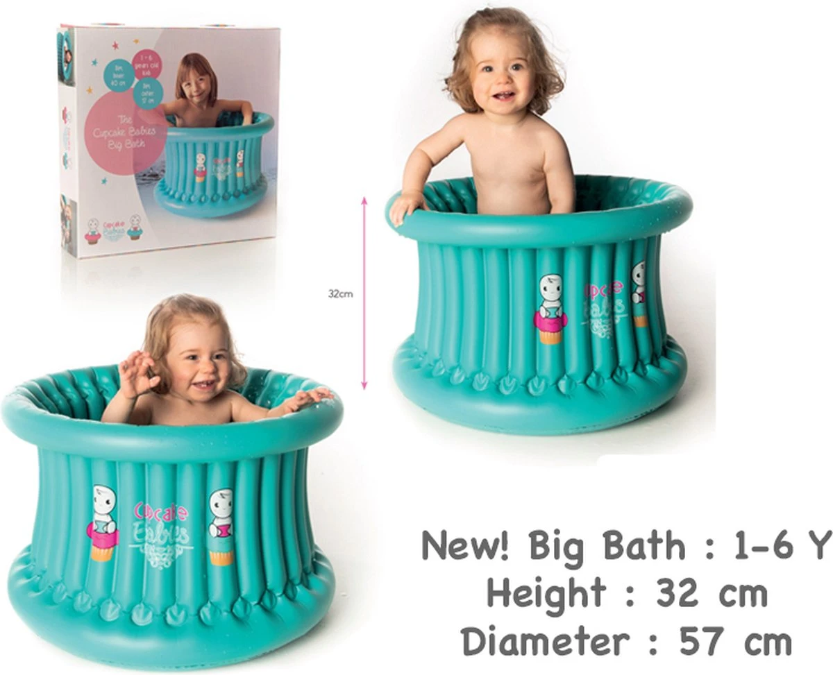 Cupcake Babies - Bad - Zwembad - Baby bad - Bad eendje - Onder de douche bad Cupcake Babies - Bad - Zwembad - Baby Bad - Bad Eendje - Onder De Douche Bad -Babyproducten Promotie Winkel