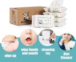 ECOBOOM Bamboo Eco Billendoekjes 9 Pakken (540stks) - 99,5 % Water - Bambo Luierdoekjes - Eco Huiddoekjes - 100 % Afbreekbaar - Bamboe Gezichtdoekjes -Babyproducten Promotie Winkel 1200x980