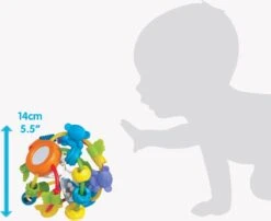 Playgro Speel En Leerbal - Grijp- En Bijtspeelgoed - Klikklak Geluiden - Spiegeltje - Kralen - Cilinder Met Rattelende Ballen -Babyproducten Promotie Winkel 1200x983 4
