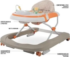 Loopstoel - Babywalker FreeOn Fancy Beige -Babyproducten Promotie Winkel 1200x986 2