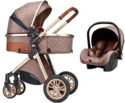 Merkloos Kinderwagen 3-in-1 – Luxe Kinderwagen - Buggy – Wandelwagen - Multifunctioneel – Opklapbaar – Incl Autostoel – Khaki 6 Merkloos Kinderwagen 3-in-1 – Luxe Kinderwagen - Buggy – Wandelwagen - Multifunctioneel – Opklapbaar – Incl Autostoel – Khaki -Babyproducten Promotie Winkel 1200x992 5
