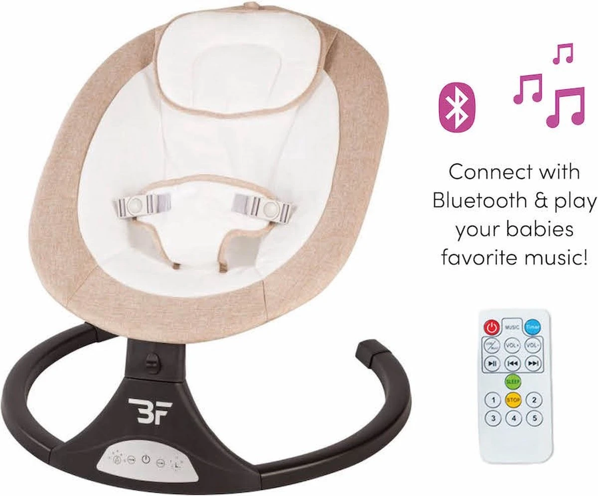 Bebies First Elektrische Wipstoel / Digital Swing - 5 Standen - Verstelbare Rugleuning- Creme Bebies First Elektrische Wipstoel / Digital Swing - 5 Standen - Verstelbare Rugleuning- Creme -Babyproducten Promotie Winkel 1200x996 7