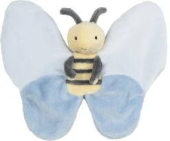 Happy Horse Bij Benja Knuffeldoekje - Blauw/Geel - Baby Cadeau