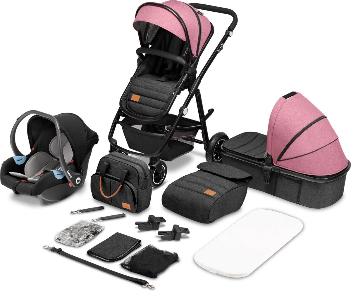 Lionelo Amber 3in1 - Kinderwagen - XXL SET - incl. autostoel - 0-22kg Lionelo Amber 3in1 - Kinderwagen - XXL SET - Incl. Autostoel - 0-22kg -Babyproducten Promotie Winkel 1200x997 7