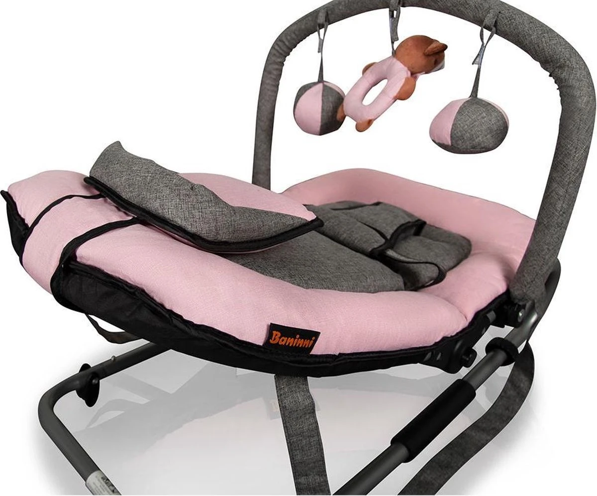 Baninni Wipstoel Admiro Roze-Grijs Baninni Wipstoel Admiro Roze-Grijs -Babyproducten Promotie Winkel 1200x997 9
