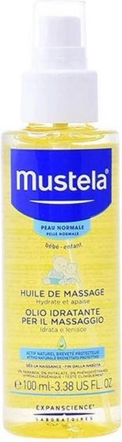 Mustela - Normal Skin Massage Oil Spray - -Babyproducten Promotie Winkel 331x1200 3