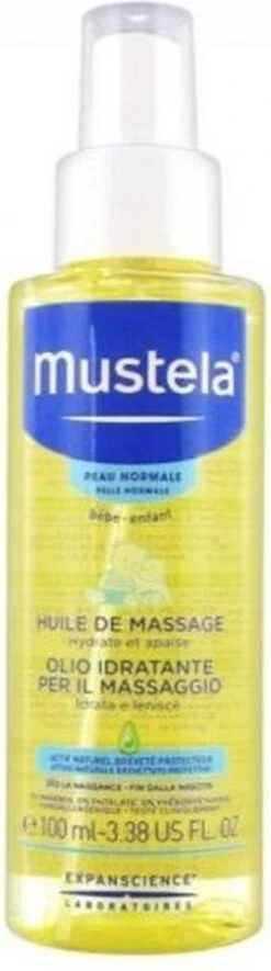Mustela - Normal Skin Massage Oil Spray - -Babyproducten Promotie Winkel 335x1200