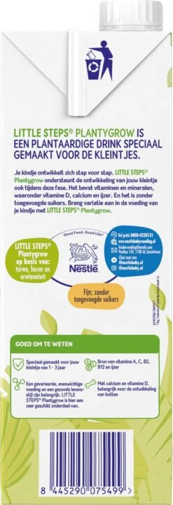 Nestlé LITTLE STEPS® Plantygrow Plantaardige Drink 1-3+jaar -Babyproducten Promotie Winkel 411x1200 2