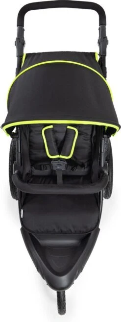 Hauck Runner Kinderwagen - Zwart/Neon Geel -Babyproducten Promotie Winkel 451x1200 2