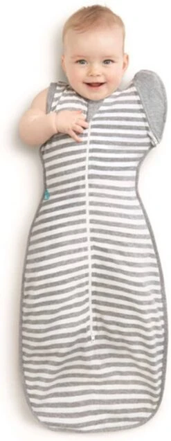 Love To Dream™ Babyslaapzak Swaddle Up™ - Inbakeren Afbouwen - Baby 6-9 Maanden - 8.5-11 Kg - All Season - Grijs -Babyproducten Promotie Winkel 465x1200 2