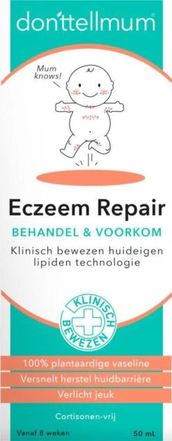 Donttellmum - Eczeem Repair Creme - 50 Ml -Babyproducten Promotie Winkel 470x1200 1