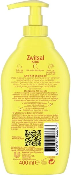 Zwitsal Kids Anti-Klit Shampoo - 6 X 400 Ml - Voordeelverpakking -Babyproducten Promotie Winkel 488x1200