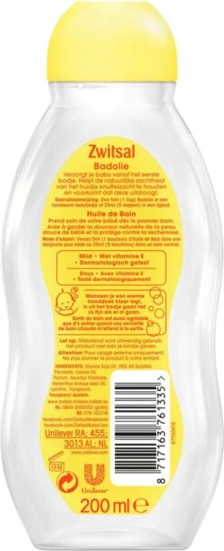 Zwitsal - Baby Badolie - 3 X 200ml - Voordeelpack 2 Zwitsal - Baby Badolie - 3 X 200ml - Voordeelpack -Babyproducten Promotie Winkel 489x1200 3
