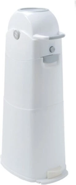 Luieremmer Large Zilver - Groot - Zonder Navulling - Geschikt Voor Pampers En Huggies - Stoma -Babyproducten Promotie Winkel 495x1200