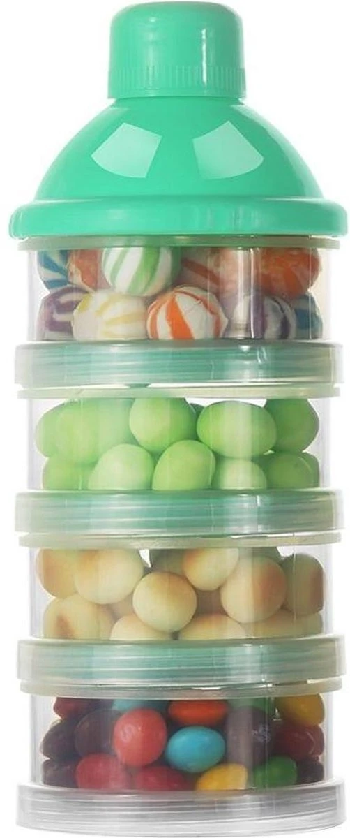 Melkpoeder doseerdoosje - BPA vrij - Groen - 4 lagen -Melkpoeder toren - Babypoeder bewaarbakje - Reisbox - Dispenser - Poedertoren Merkloos Melkpoeder Doseerdoosje - BPA Vrij - Groen - 4 Lagen -Melkpoeder Toren - Babypoeder Bewaarbakje - Reisbox - Dispenser - Poedertoren -Babyproducten Promotie Winkel 502x1200 3
