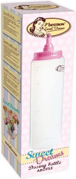 Bestron Doseerfles Voor 700 Ml, Met Schaalverdeling Voor Crêpes, Poffertjes, Pannenkoeken, Wafels, Muffins Of Donutbeslag, Kleur: Wit -Babyproducten Promotie Winkel 510x1200 4