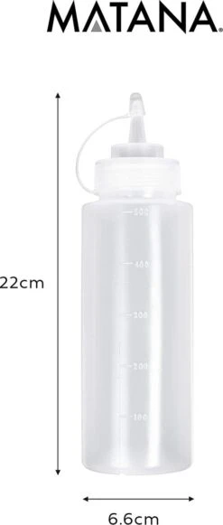 4 Stuks Knijpflessen Met Dop (500ml) - Sausdispenser Voor Ketchup, Sauzen, Olie, Dressings - Geen Lekkage, BPA-vrij -Babyproducten Promotie Winkel 510x1200 5