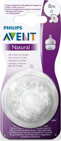 Philips Avent SCF040/27 Natural Speen - 0m - 2stuks -Babyproducten Promotie Winkel 525x1200 3