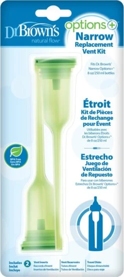 Dr. Brown's Options+ Anti-colic Replacement Kit Standaardfles - Ventiel Voor Baby Fles - 2 Stuks